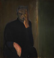 Sławomir Karpowicz: Two-sided self-portrait, front face (Self-portrait)